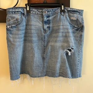 True Craft Jean Skirt
